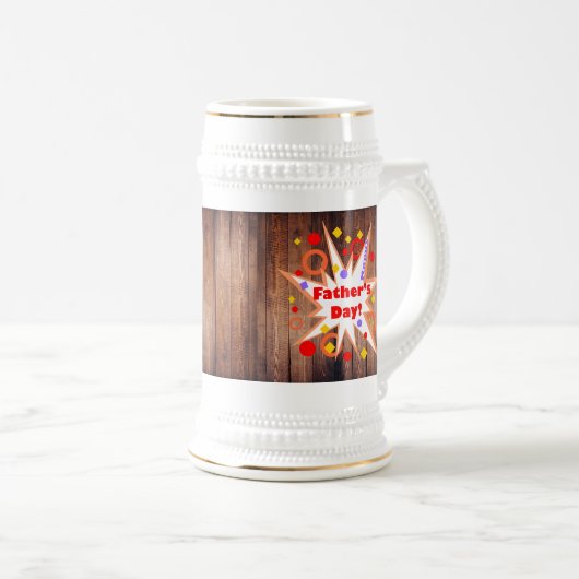 Rustieke Vaderdag Bierpul (Voorkant rechts)