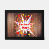 Rustieke Vaderdag Deurmat (Voorkant)