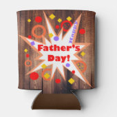 Rustieke Vaderdag Koelbox Blikjeskoeler (Achterkant)