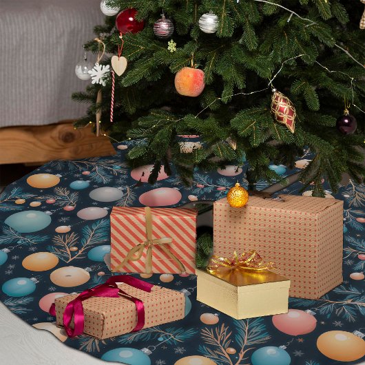 Rustieke Vakantie Pine Tree Patroon Tree Rok Kerstboom Rok