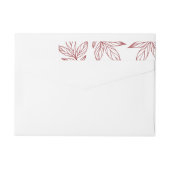 Rustieke vakantie print met Red Joy typografie (Achterkant)