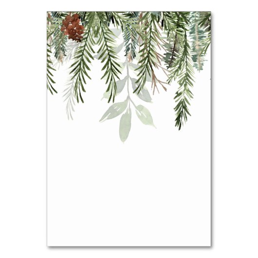 Rustieke vakantie Trouwtafel Nummers Kaart (Achterkant)