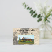 Rustieke vakantieverhuur Aangepaste fotosjabloon Visitekaartje (Staand voorkant)