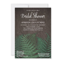 Rustieke varen bruiloft bruids douche uitnodiginge