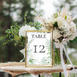 Rustieke varen groen gebladerte witte bruiloft kaart<br><div class="desc">Maak kennis met ons betoverende nummer van de trouwtafel, waar elegantie en natuur in perfecte harmonie samenkomen. Een zacht, vederachtig ovaal lijst versierd met weelderig bosgroen, klimop, varens en meer, prachtig geplaatst tegen een ongerepte witte achtergrond. Leg de essentie vast van een romantische ontsnapping uit het bos met dit prachtige...</div>