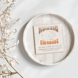 Rustieke varkensrooster kaart