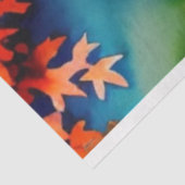 Rustieke veelkleurige Waterverf vlinder Tissuepapier (Detail)