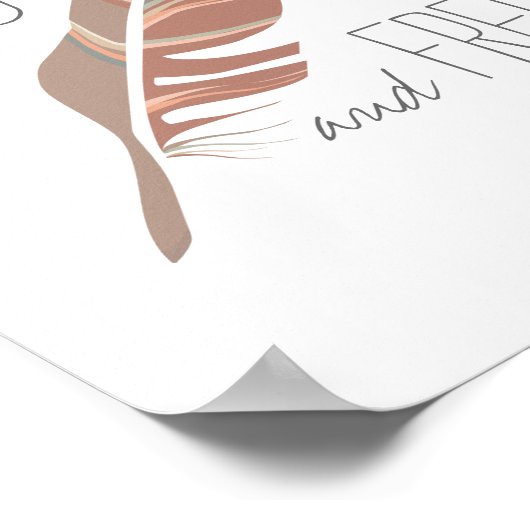 Rustieke Veer | Wilde en Vrije Kinderkamer Muurkun Poster (Hoek)