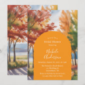 Rustieke verandering van de bladeren Vrijgezellenf Kaart (Voorkant / Achterkant)