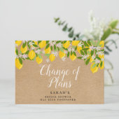 Rustieke verandering van Plans Vrijgezellenfeest L Save The Date (Staand voorkant)