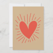 Rustieke Verbrande Terracotta & Tan Verjaardag Kaart (Achterkant)