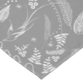 Rustieke veren Tortelduifjes Pattern Cottage Lodge Tafelkleed (Gekanteld)