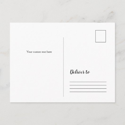 Rustieke verlovingsaankondiging feestelijke ansich uitnodiging briefkaart (Achterkant)