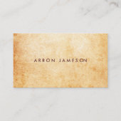 Rustieke verouderde terracotta steen visitekaartje (Voorkant)