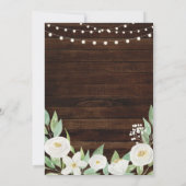 Rustieke Verrassing Verjaardagsfeest Elke Leeftijd Kaart (Achterkant)