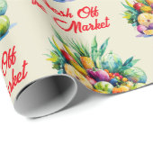 Rustieke Verse Fruit Bruidsdouche Van De Markt Cadeaupapier (Rol Hoek)