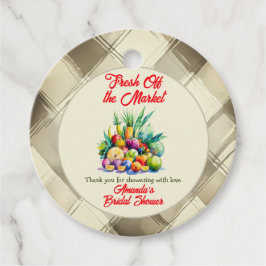 Rustieke verse fruit bruidsfeest rechtstreeks van  bedankjes labels