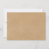 Rustieke Verse Lente Bloemenslingers Bedankkaart (Achterkant)