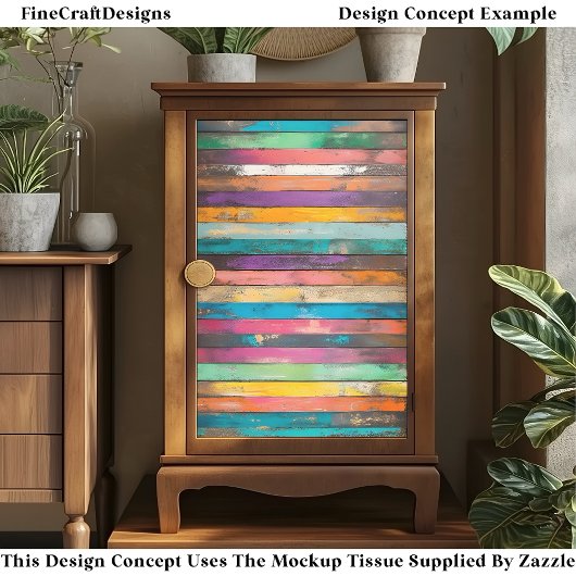 Rustieke Verweerde Distressed Wood H4 Decoupage Tissuepapier