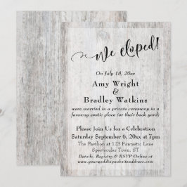 Rustieke Verweerde Grijze Houten Wij Verlosten Fee Kaart