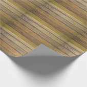 Rustieke verweerde houten latten cadeauverpakking cadeaupapier (Hoek)