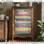 Rustieke Verweerde Versleten Hout H4 Decoupage Tissuepapier
