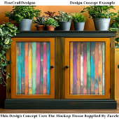 Rustieke Verweerde Versleten Hout H4 Decoupage Tissuepapier