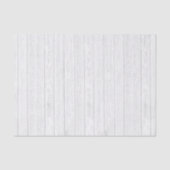 Rustieke verweerde witte houten faux textuur tissuepapier (Voorkant)