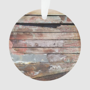 Rustieke Verweerde Zeilboot Houten Planken Maritie Ornament