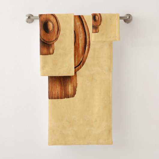 rustieke viking bad handdoek (Insitu)