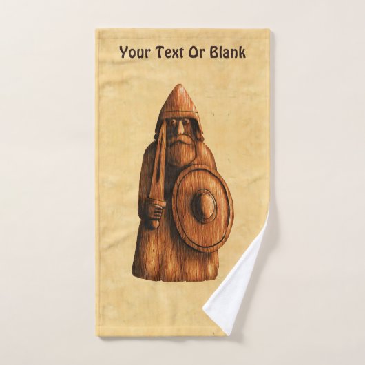 rustieke viking bad handdoek (Handdoek)