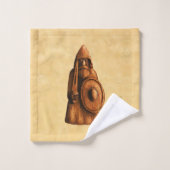 rustieke viking bad handdoek (Wasdoekje)