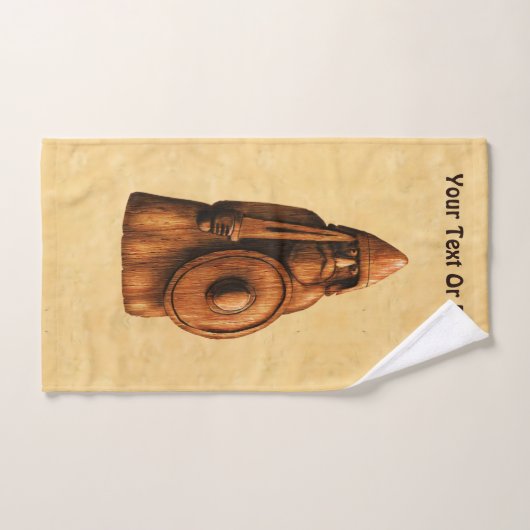 rustieke viking bad handdoek (Handdoek)