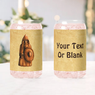 rustieke viking blikvorm glas