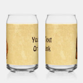 rustieke viking blikvorm glas (Links)