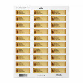 Rustieke Viking Etiket (Full Sheet)