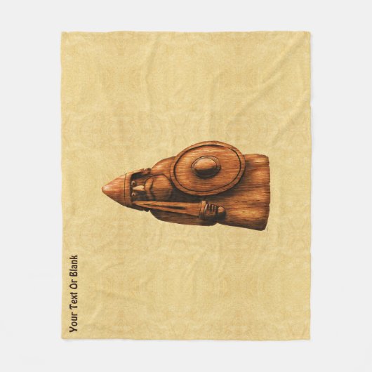 rustieke viking fleece deken (Voorkant)