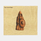 rustieke viking fleece deken (Voorkant (Horizontaal))