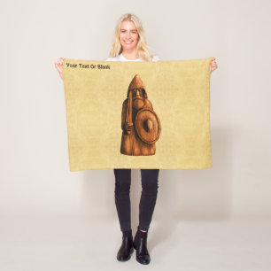 rustieke viking fleece deken