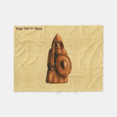 rustieke viking fleece deken (Voorkant (Horizontaal))