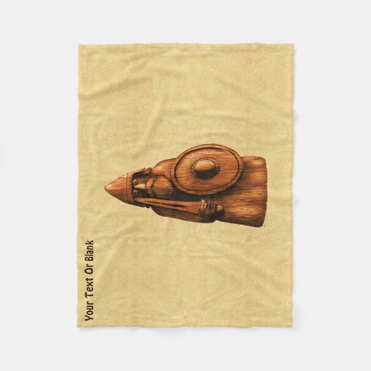 rustieke viking fleece deken (Voorkant)