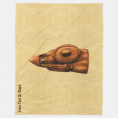 rustieke viking fleece deken (Voorkant)