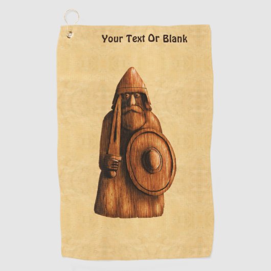 rustieke viking golfhanddoek (Voorkant)