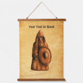 rustieke viking hangend wandkleed (Voorkant)