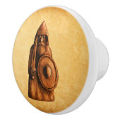 rustieke viking keramische knop (Rechts)