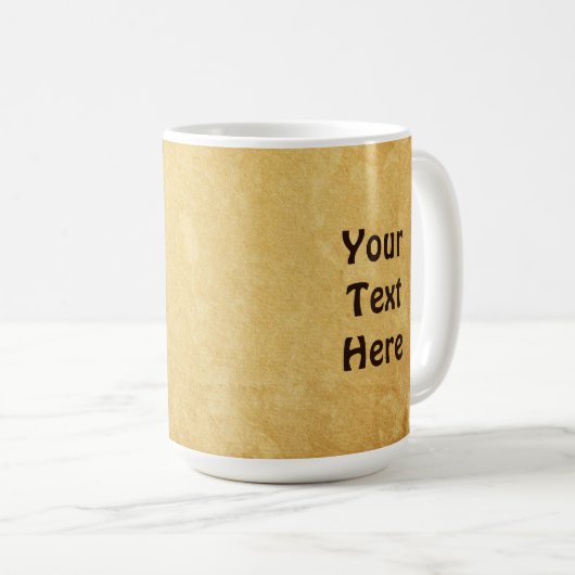 rustieke viking koffiemok (Voorkant rechts)