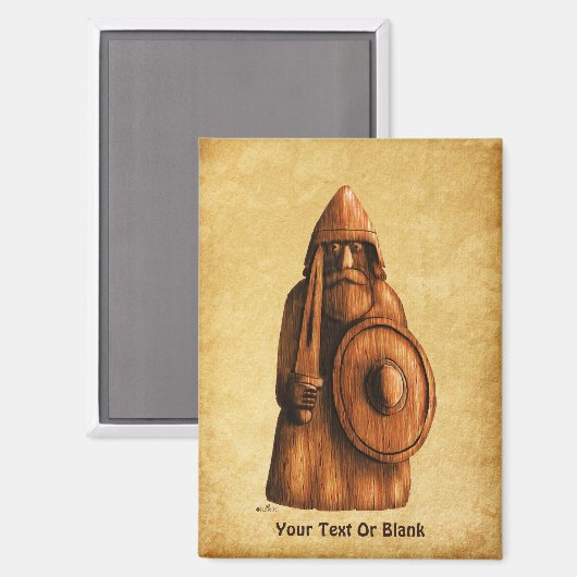 rustieke viking magneet (Voorkant / Achterkant)