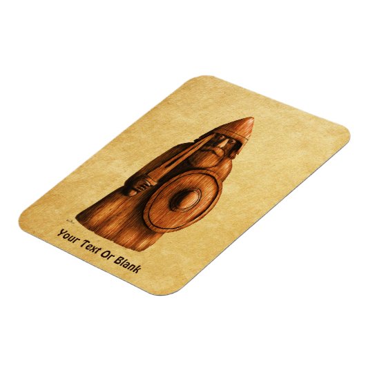 rustieke viking magneet (Linkerzijde)