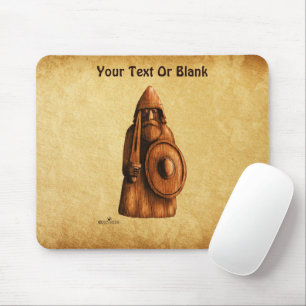 rustieke viking muismat