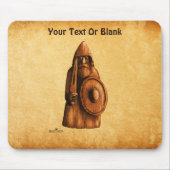 rustieke viking muismat (Voorkant)